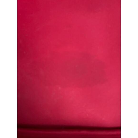 Estée Lauder Red Embossed Leather Cosmetic Travel Bag Playing Card Suit Design - Picture 8 of 8